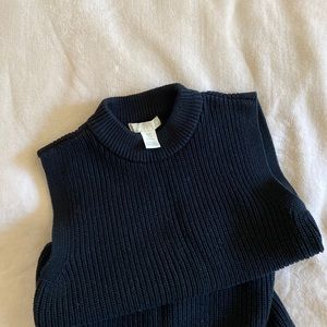 H&M Knit Black Sweater Vest Dress